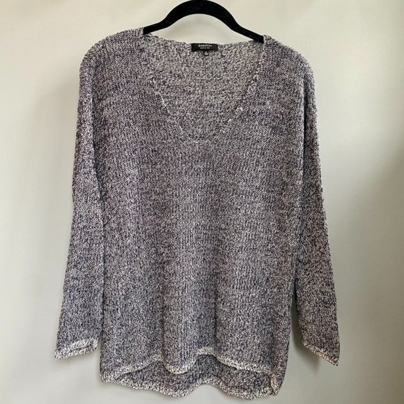 *NOT FOR SALE/SOLD* Aritzia Babaton Jarrod Linen Silk Sweater (Sz XS) - Picture 3 of 6